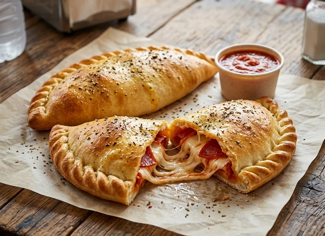 Panzerotti from Pizza Time on Hamilton Road in London, Ontario